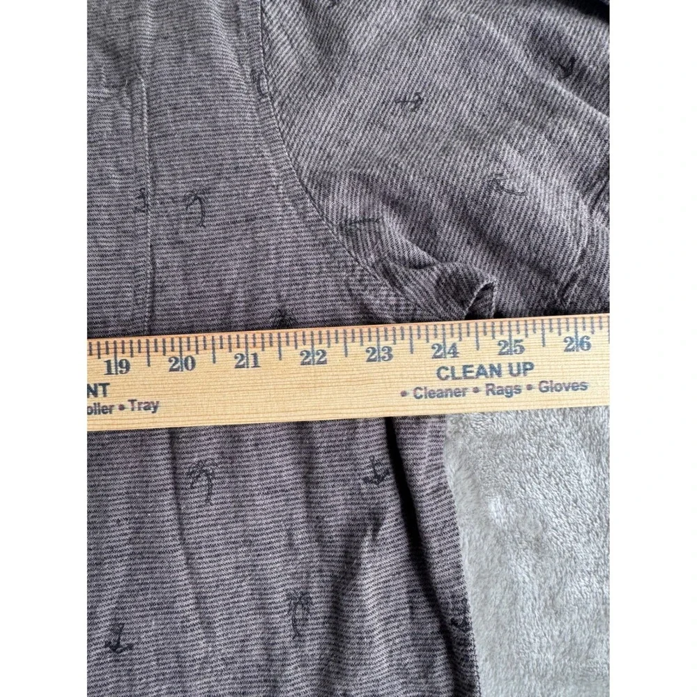 Hang Ten Mens‎ Linen Blend Shirt XXL Gray Button Up Dadcore Beach Casual